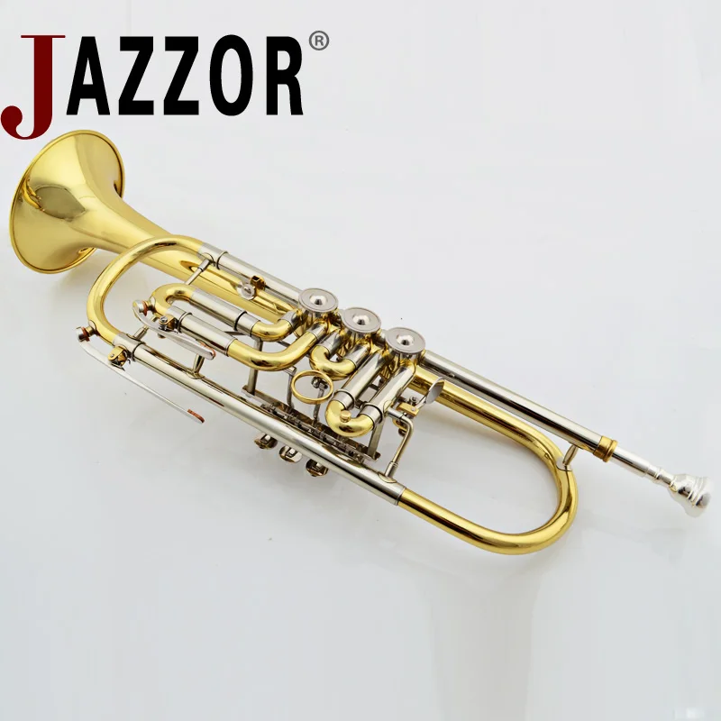 JAZZOR JBTR 440 professional B плоская труба с плоским ключом мундштуком чехол ветровые