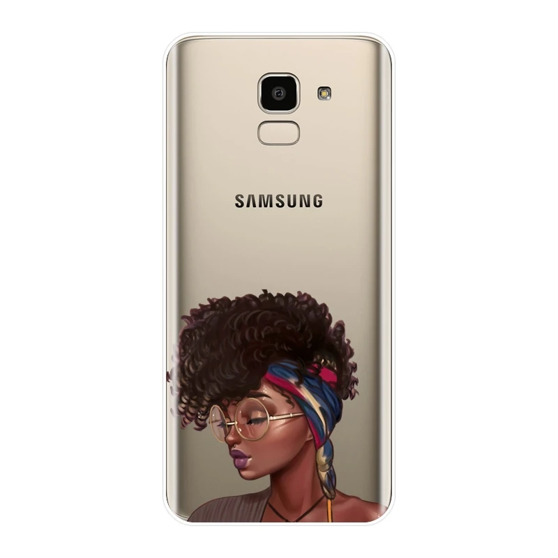 ТПУ чехол для телефона силиконовый Samsung Galaxy J3 J5 J7 2015 2016 2017 J2 Prime J4 J6 J8 Plus черный