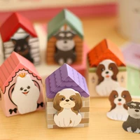 5x puppy dog cat memo pads sticky notes sticker bookmark school office supply stationery message writing paper decor