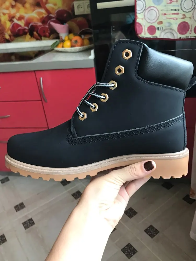 Супер теплые мужские зимние кожаные ботинки водонепроницаемые резиновые для