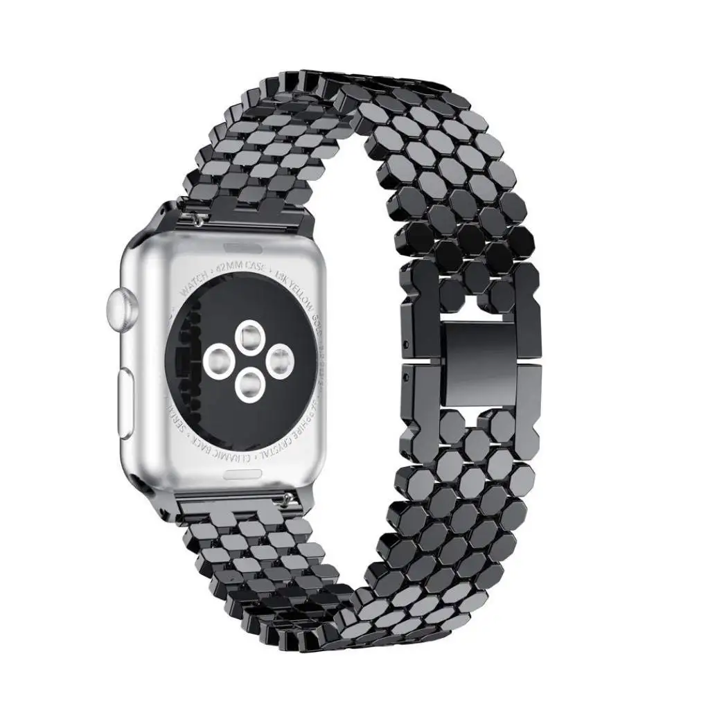 Для Apple Watch 4 40 мм 44 ремень заменить мужчин Т группа Нержавеющая сталь женщин