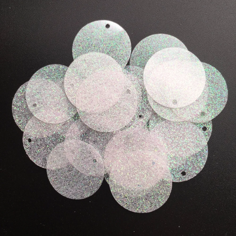 Pailettes 20mm Silde Hole Glitters Sequin Flat Round Loose Sequins Sewing Wedding Decoration Craft Scrapbook DIY Accessories | Дом и сад