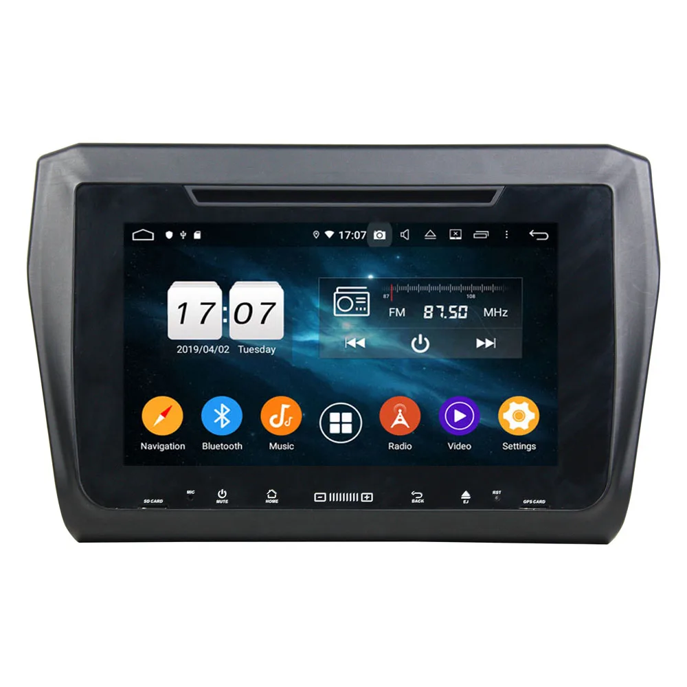 Android 9 0 Octa Core для SUZUKI Swift 2018 2019 PX5 Автомобильная dvd навигационная система