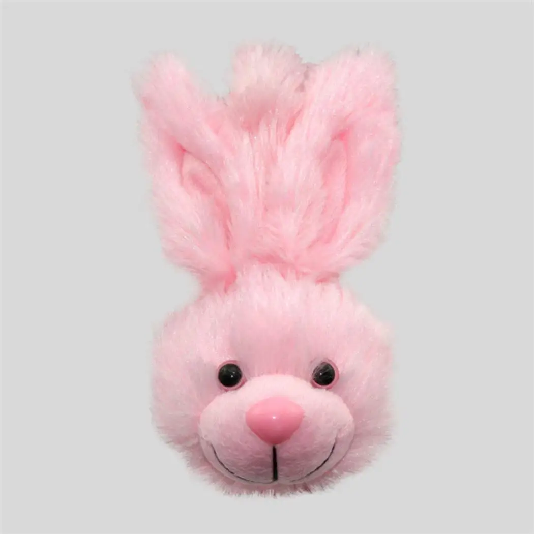 Унисекс Складные Наушники кролик мультфильм плюшевые проводные наушники теплые