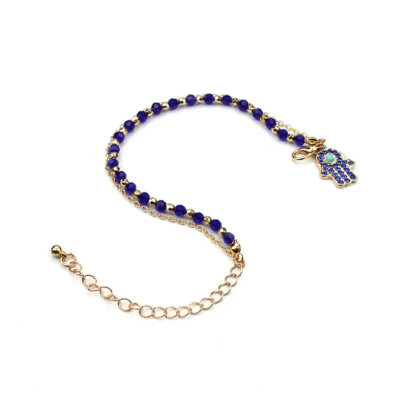 Новое поступление модный стиль металлическая цепочка из сплава золото синий