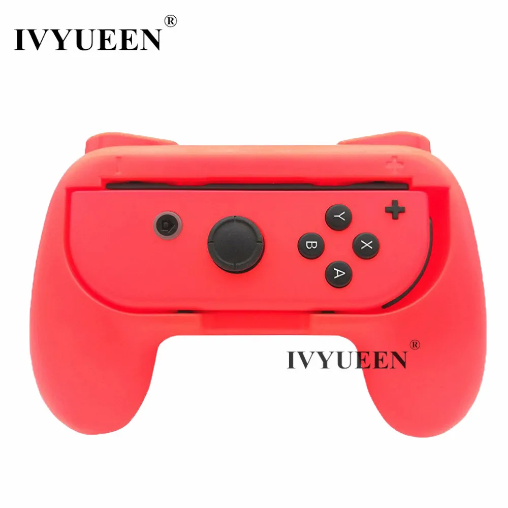 IVYUEEN 1 шт. для переключателя ined NS Joy-Con контроллер ручки Joy Con держатель-синий/зеленый/красный/розовый/желтый - Цвет: Красный