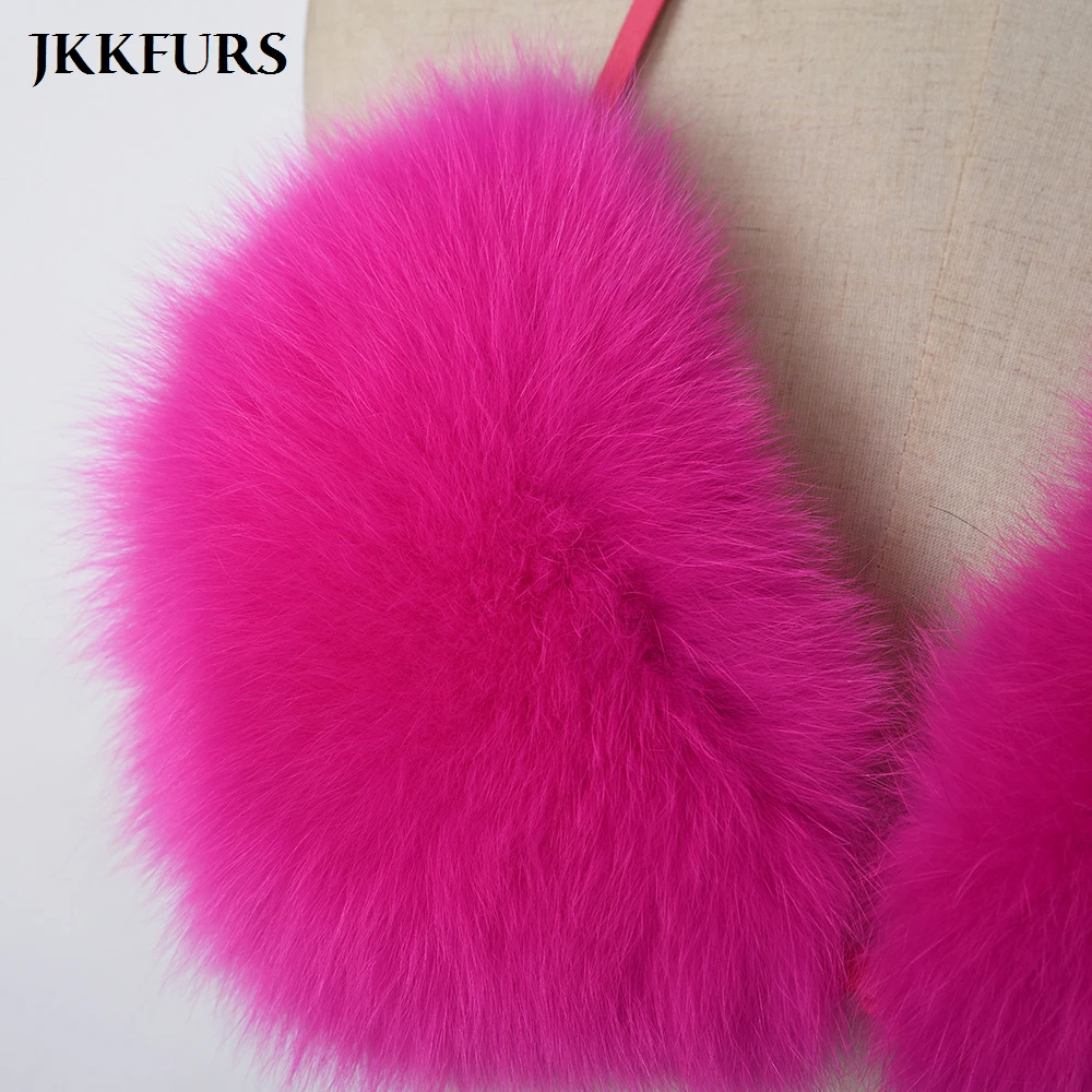 2019 новые модные женские бикини с натуральным лисьим мехом бюстгальтер летнее