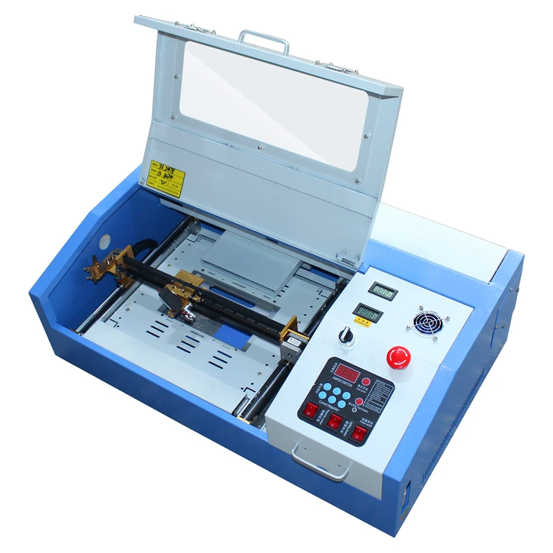 Небольшой лазерный режущий станок цена 3020 гравировальный co2 50 Вт|Фрезы по дереву|