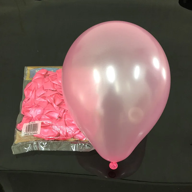 1 100Pcs birthday balloons 10inch 1.5g Latex Helium balloon Thickening Pearl party balloon Party Ball kid child toy wedding ballon - Цвет: 1