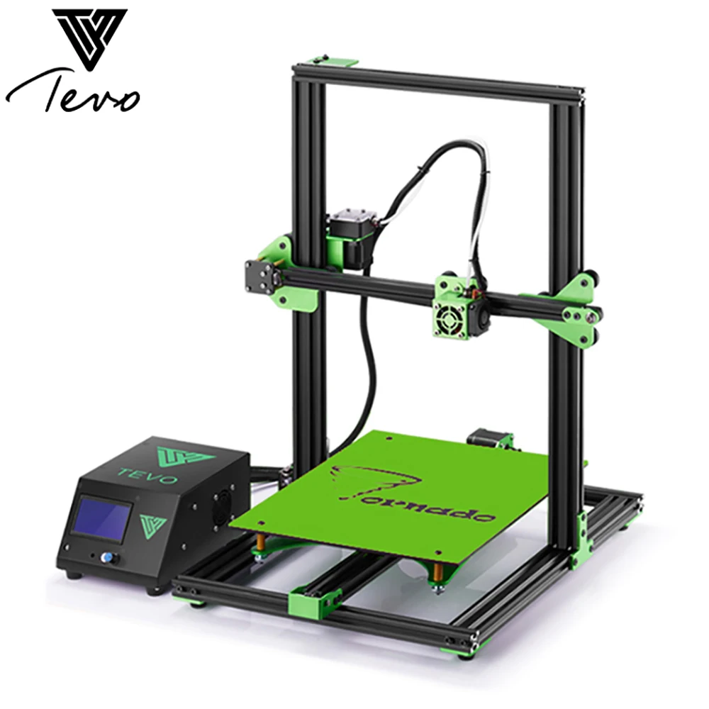 TEVO Торнадо самые собранные полный алюминий рамки 3d принтеры 300*300*400 мм больше