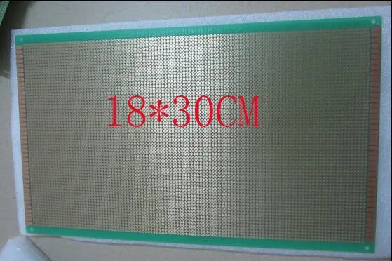 Бесплатная доставка 10pc Прототип pcb универсальная плата 18*30 см 1 6 мм 2 54 Шаг
