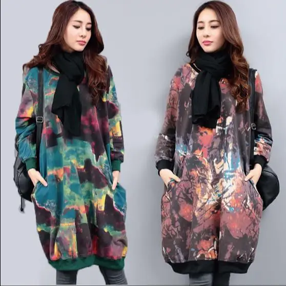 Boho 2019 Осеннее женское платье в Корейском стиле с цветочным принтом элегантные