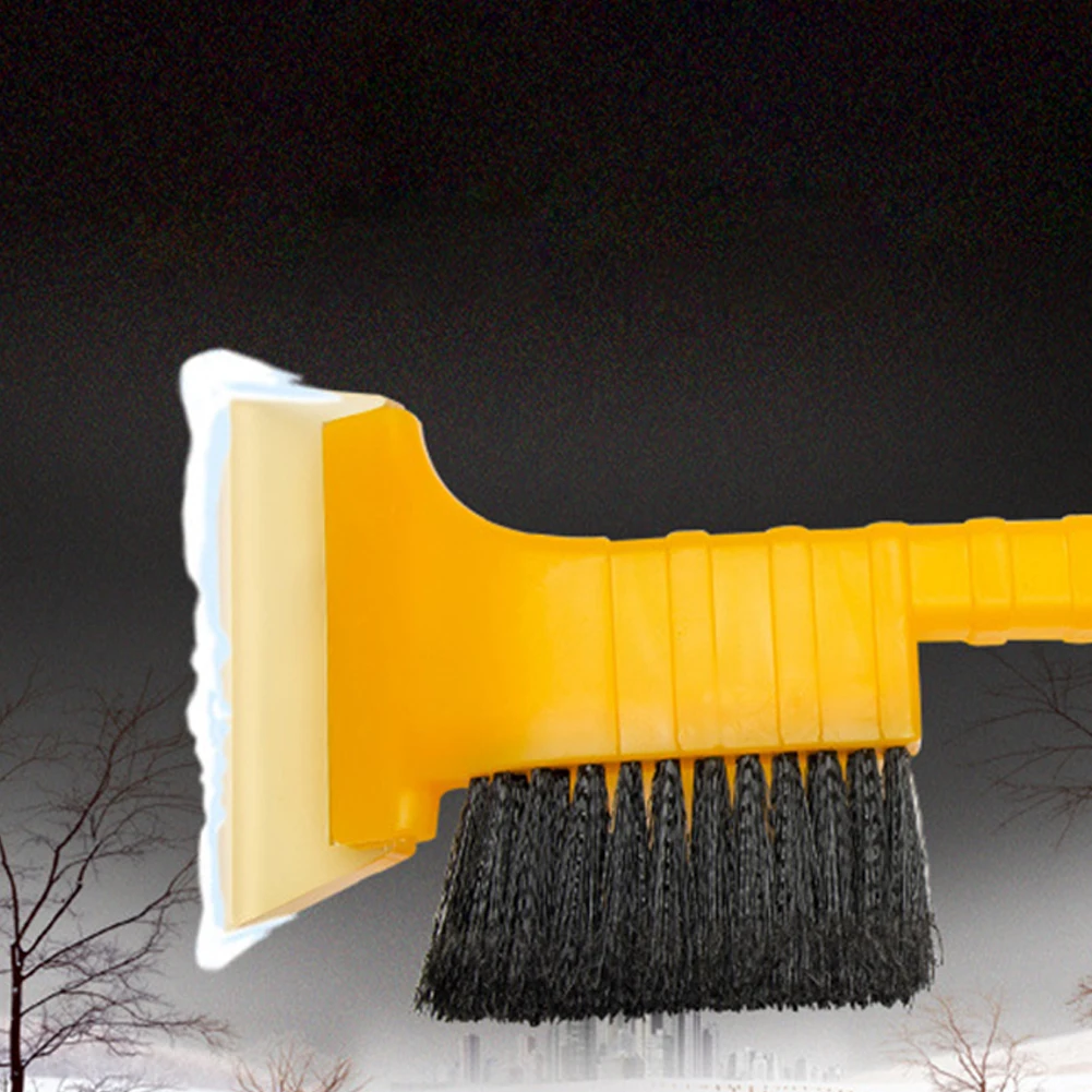 2 в 1 скребок очиститель для льда оконная протирающая вода с щетка длинной ручкой