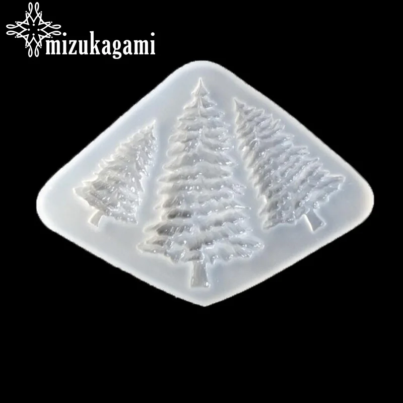 

1pcs UV Resin Jewelry Liquid Silicone Mold Transparent 3D Christmas Tree Silicone Mould For DIY Jewelry Making Mold