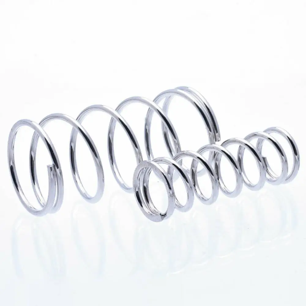 1 шт. Пружина сжатия белый никелированный пружина натяжения аксессуары проволока