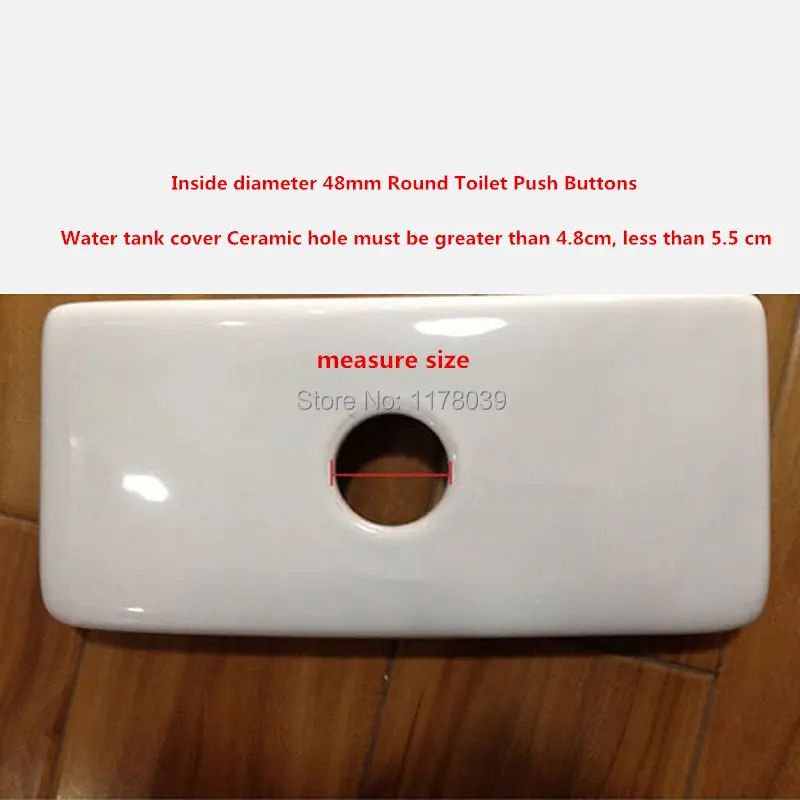 10 шт. круглые кнопки для унитаза из АБС пластика|toilet push button|toilet flush buttonbutton toilet |
