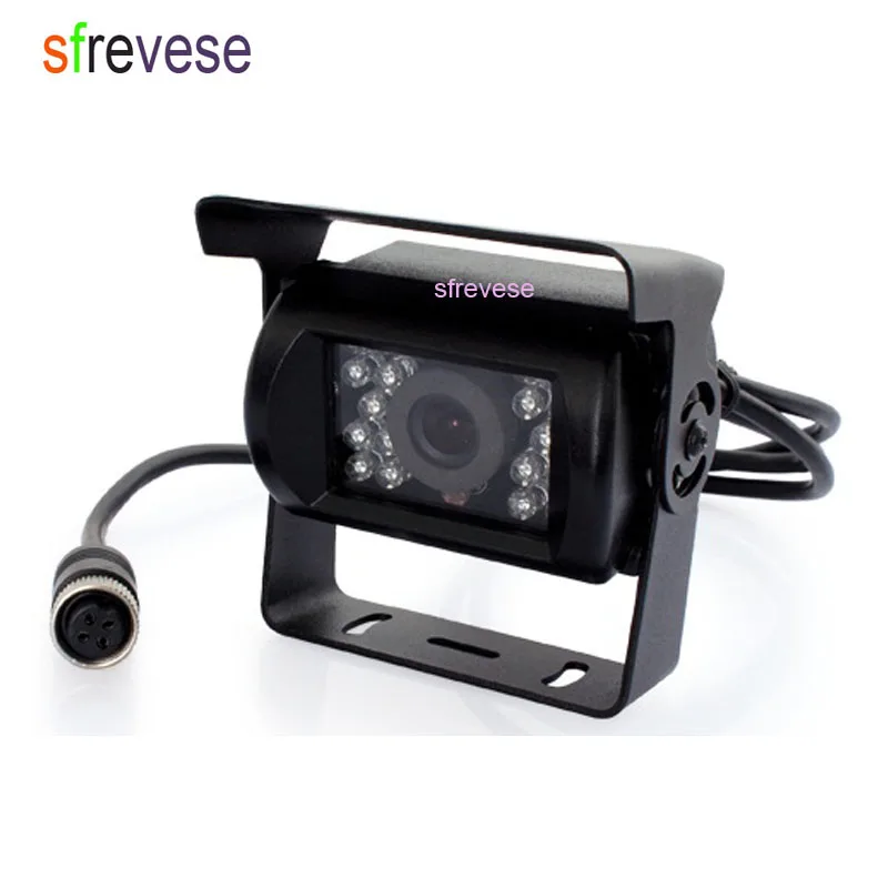 4Pin CCD Bus Trailer 18 LED IR Night Vision Car Rear View Reverse Parking Camera for Truck Waterproof 12V-24V |