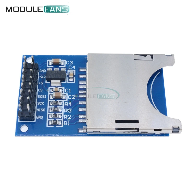 3 V 5V настольная записи Сенсор щит модуль для Arduino SD гнездо карты памяти Читатель ARM