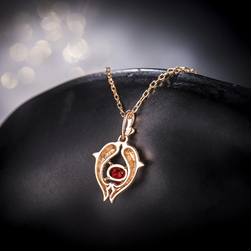 LOVERJEWELRY модные Кулоны из нержавеющей стали для женщин однотонные 18kt розовое