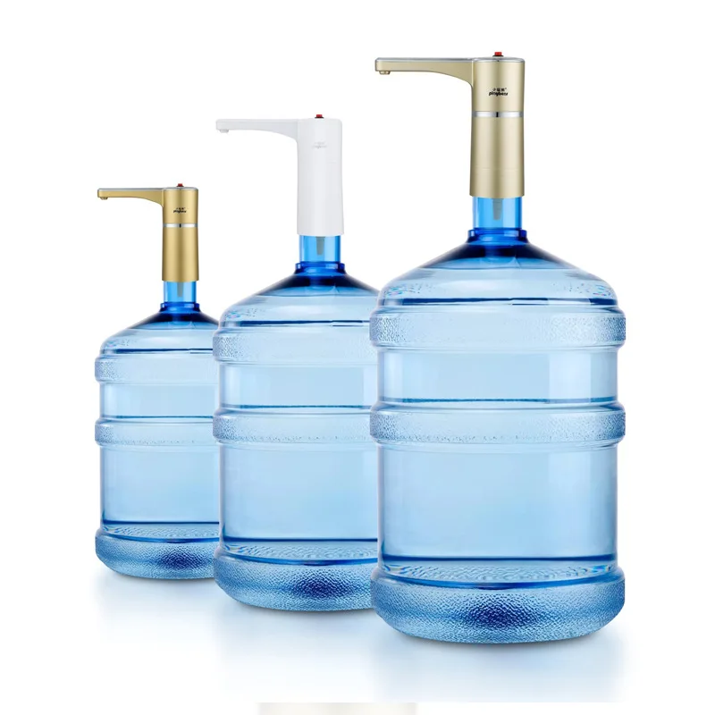 Wireless Automatic Water Pump Barreled Pure Bucket Dispenser Tap Gold White | Дом и сад