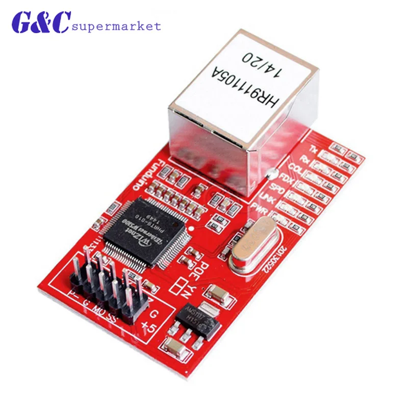 Мини W5100 LAN Ethernet щит сетевой модуль R3 3 V 5v совместим с Arduino UNO Mega 2560