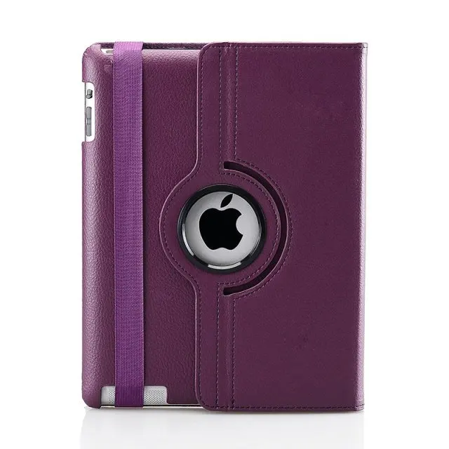 Fashion 13colours Lichee pattern wallet flip leather cover case for ipad 2 3 4 For 50pcs/lot Free shipping | Компьютеры и офис