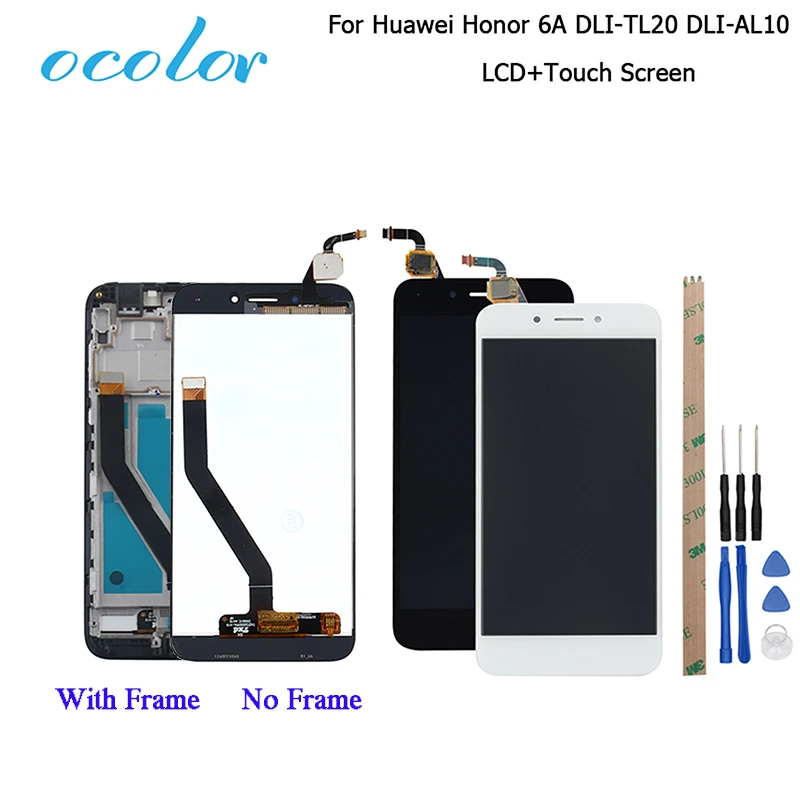ЖК дисплей ocolor для Huawei Honor 6A сенсорный экран с рамкой в сборе Pro и инструменты