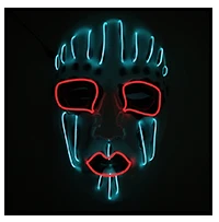 Модный фирменный дизайн EL костюмы EL Wire одежда СВЕТОДИОДНЫЙ Костюмы для танцев DJ вечерние украшения светящиеся вечерние принадлежности