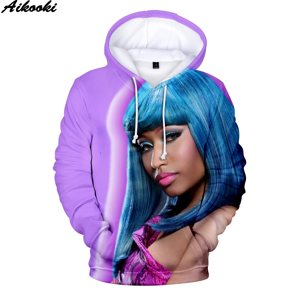 Nicki Minaj 3D толстовки Для мужчин/Для женщин модная одежда цветной печати модные