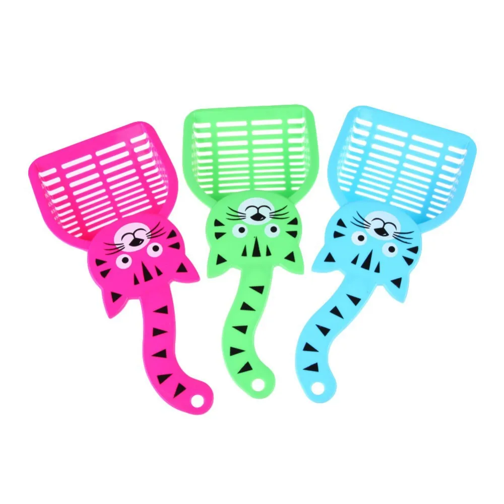 Совок для уборки наполнителя кошачьего лотка Cat Scoop лопатка для животных лоток для отходов ПЭТ инструмент для очистки Пластик кошачий наполнитель очиститель для туалета ложки