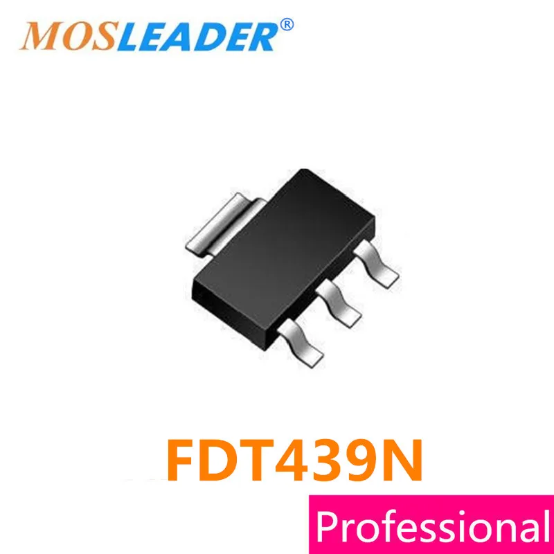 Mosleader FDT439N SOT223 100 шт 1000 N Channel 30V 6.3A FDT439 Chinese VGS(TH)= 2V VGS&gt 4 5 V Original 1V VGS&lt1V|n-channel| |