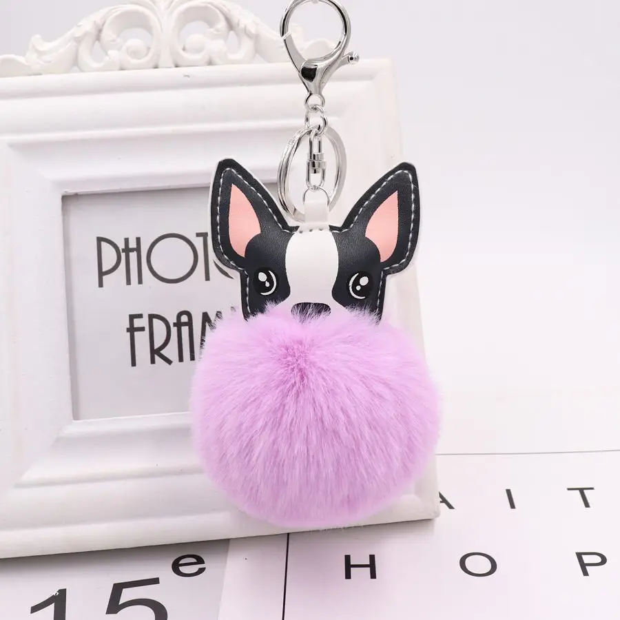 Оптовая продажа 12 шт./партия Kawaii cony hair dog мягкая подвеска плюшевая кукла женский