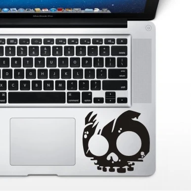 Наклейка для ноутбука наклейки для Macbook Air Pro retina 13 11 15 17 дюймовая виниловая частичный стикер Универсальный адаптор для портативного компьютера с переходом от Стикеры - Цвет: WS-black (125)