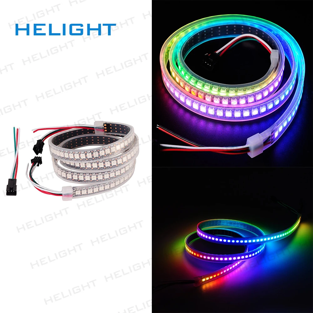 DC5V 1 м 144 светодиодный/m WS2812B/SK6812 Пиксельная полоса пикселей/светодиодный/m Smart SPI