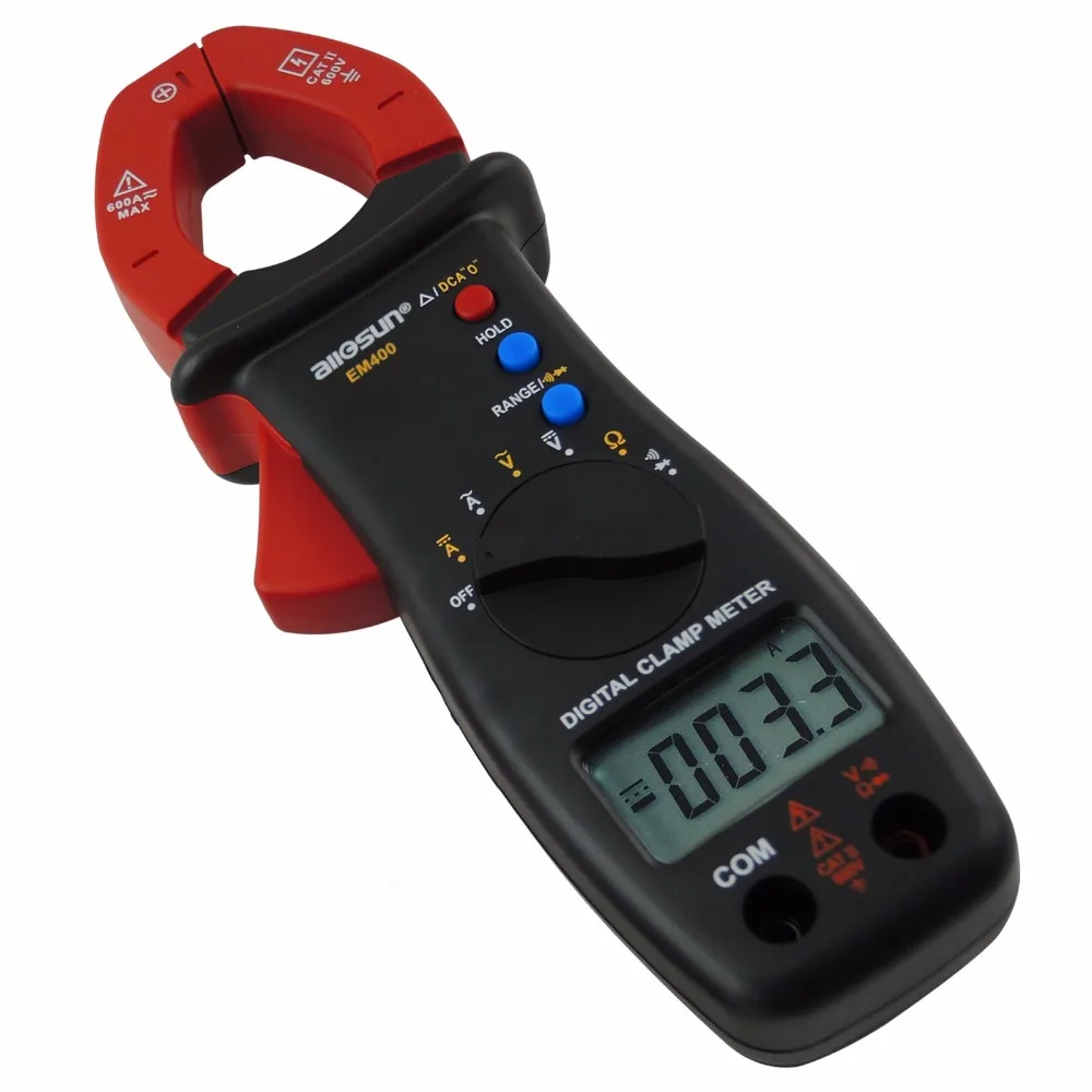 

Digital Clamp Meter Multimeter DC AC Voltage Current Resistance Diode Continuity Tester 33mm Jaw Opening