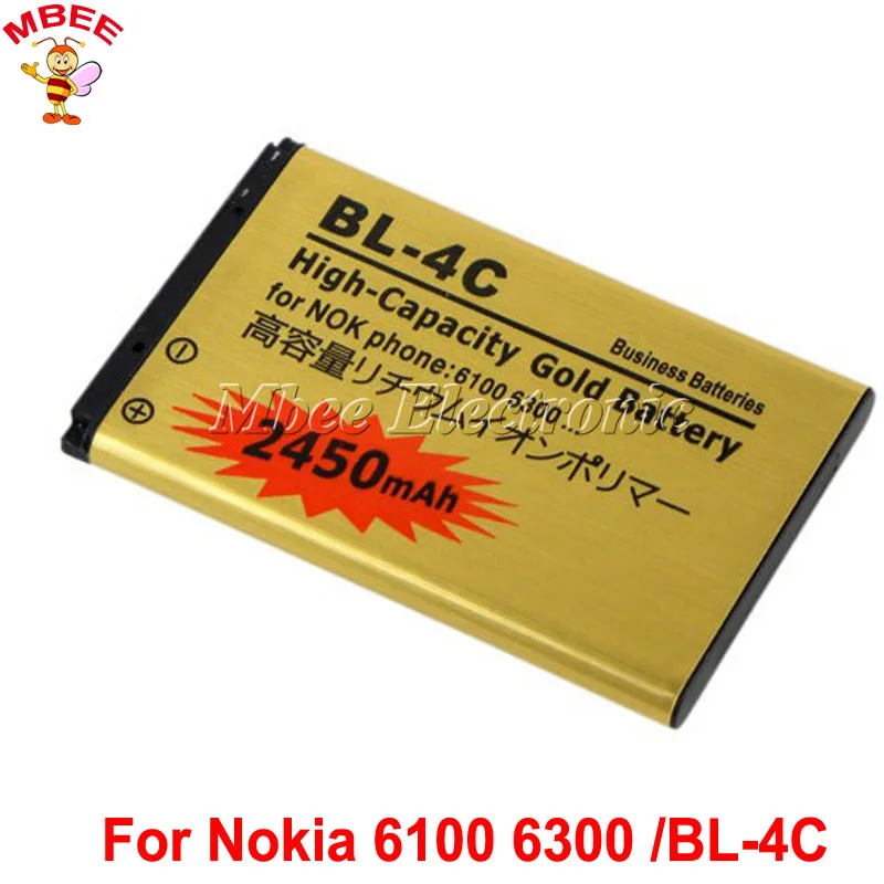 BL-4C Gold Аккумулятор для Nokia 6100 6300 6125 6136S 6170 6260 6301 Twist 7705 7200 7270 аккумулятор | Мобильные