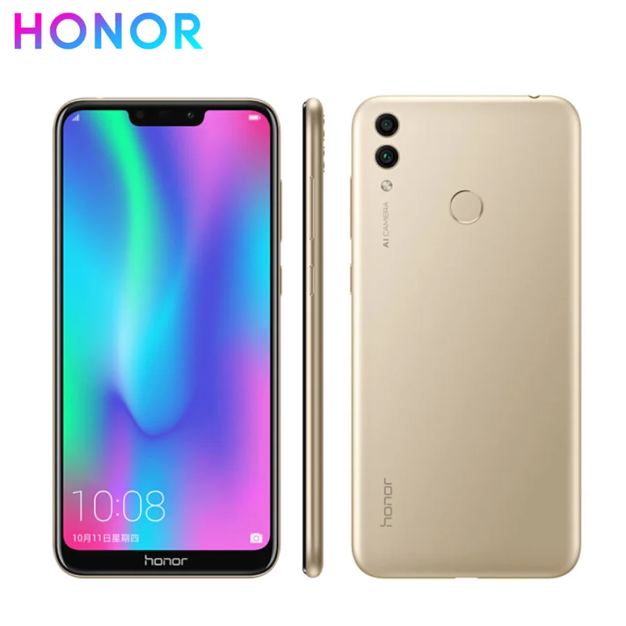 Оригинальный honor 8c мобильный телефон 6 26 &quot4 Гб ОЗУ 32 ПЗУ Snapdragon 832 Android 8 1 13.0MP + 2.0MP