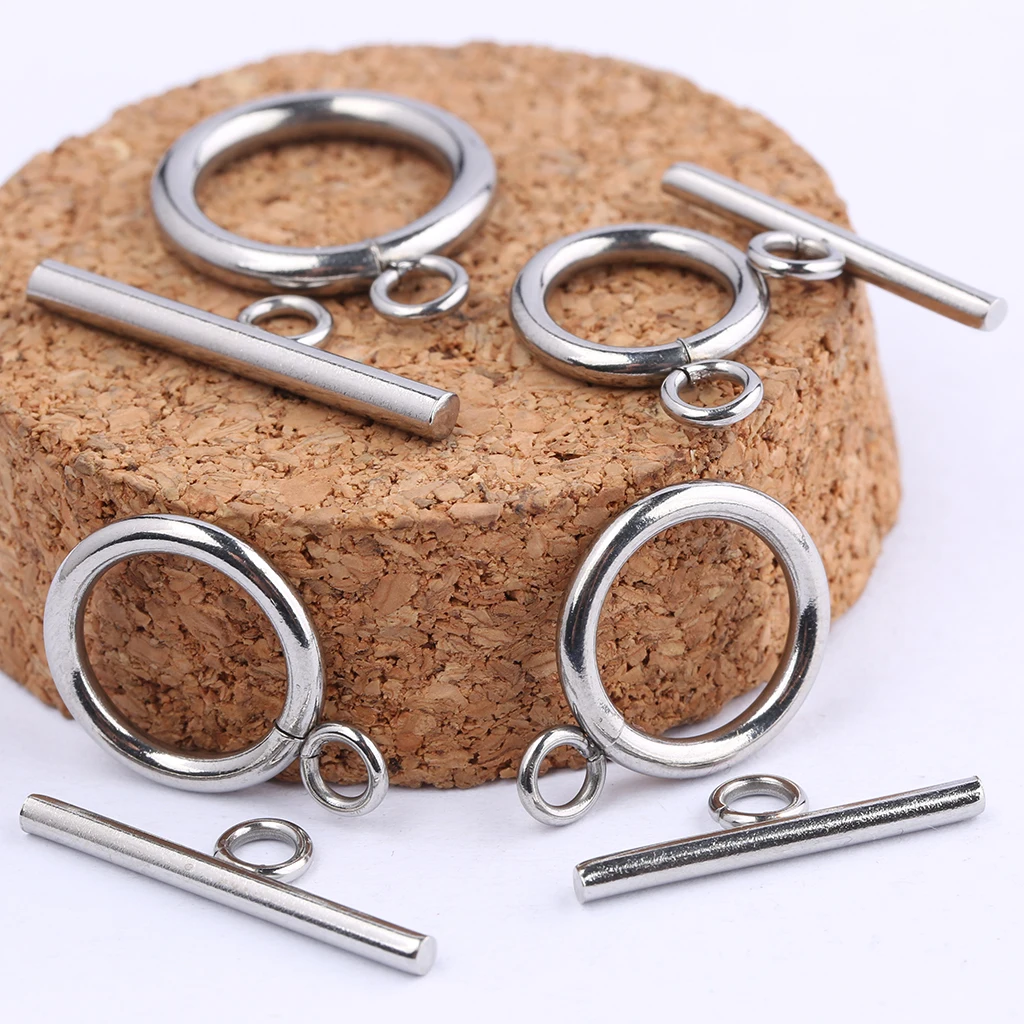 10 комплектов застежки для браслетов из нержавеющей стали|Ювелирная фурнитура и