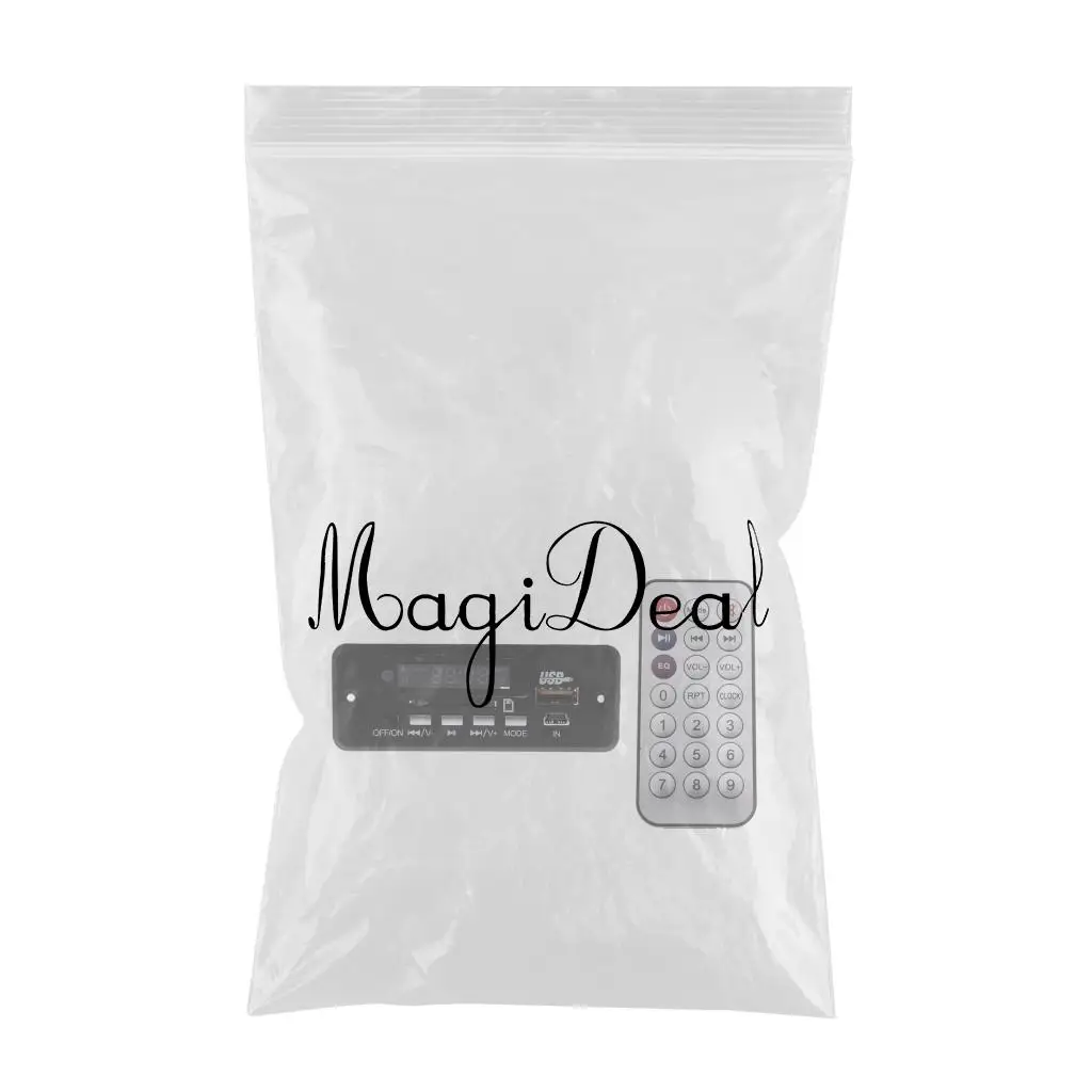 Автомобильный аудио Bluetooth USB SD TF MP3 WMA декодер плата 12 в беспроводной модуль плеер