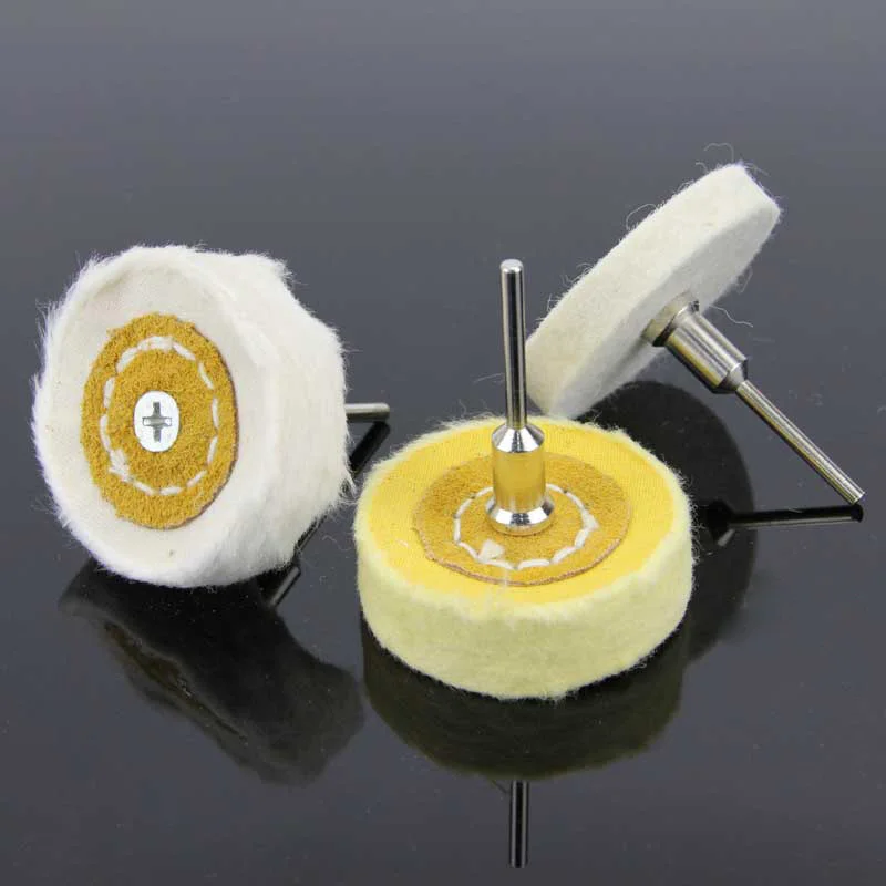 3 мм шерсть полировки колеса pad губка шлифовальный головка щетки dremel инструменты