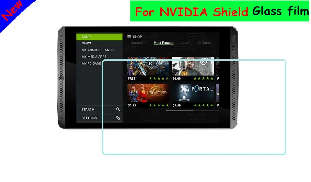 Закаленное Стекло Экран протектор для NVIDIA SHIELD Tablet 8 &quotЗащитная пленка 9 H 0 33 мм 2.5D