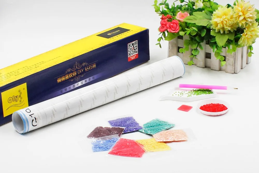 Бриллиантовая вышивка OLY религиозная картина Наша леди крестиком религиозный