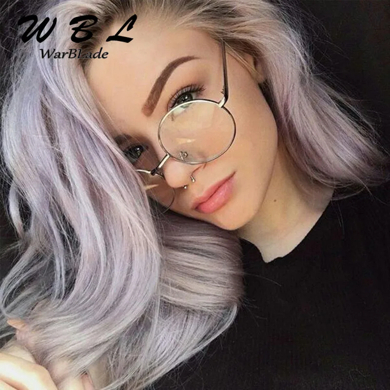 

WarBLade New Vintage Round clear Glasses women transparent Glasses gold Metal Frame Eyewear Retro Optical Eyeglasses unisex Hot