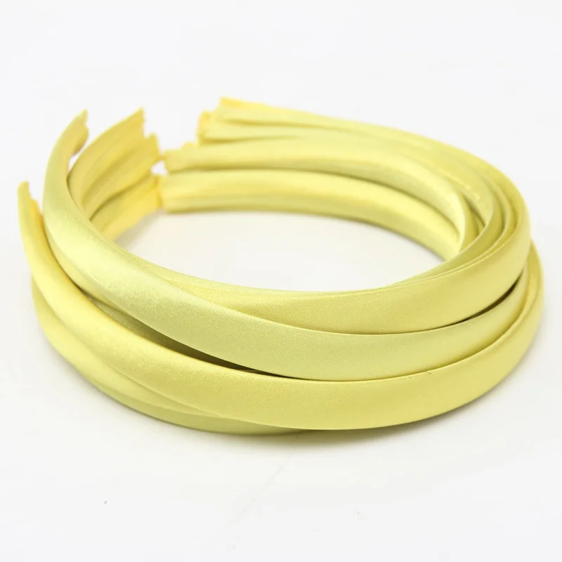 10pcs/lot -15mm children and Teen Satin Covered hairbands Fashion Baby Alice Headband 17 Different Colors girls hair assessories | Детская