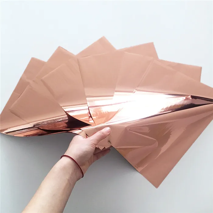 Rose gold Myfoils медный цвет горячего тиснения фольгой для тонера реактивный ламинатор лазерным принтером - Цвет: Rose gold