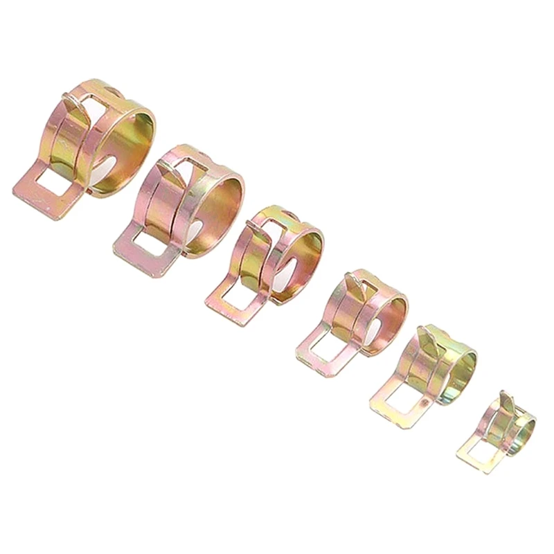 60Pcs Auto Car Spring Clip Fuel Oil Water Hoes Pipe Tube Clamp Fastener 6 Sizes | Обустройство дома