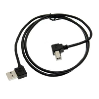 zihan right angled usb 2 0 a male b angled male printer scanner 90 degree cable 1m