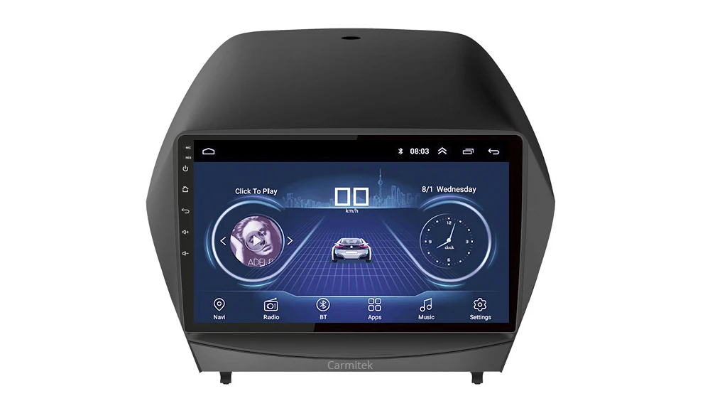Автомагнитолы Android мультимедиа для hyundai IX35 TUCSON 2009 2010 2011 2012 2013 Chrome навигации головное устройство