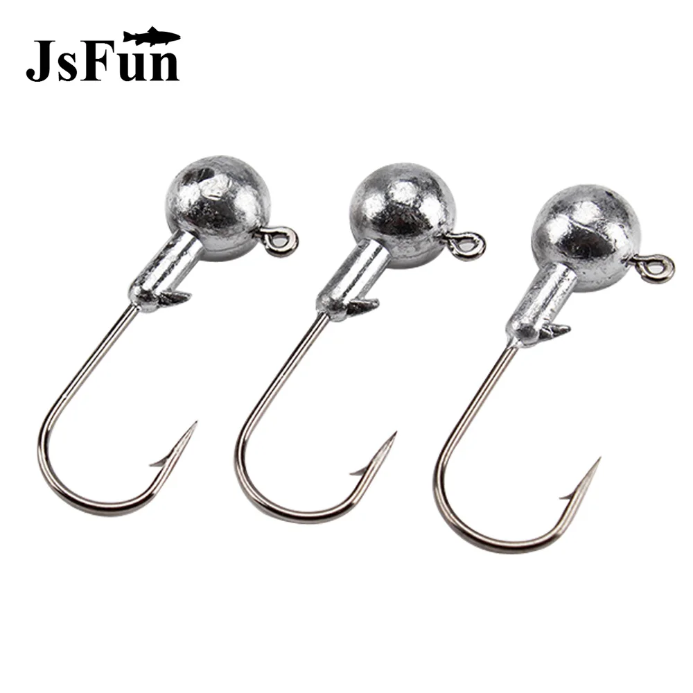 100 шт. приманки из углеродистой стали высокого качества свинца крючки 1 5 г 3