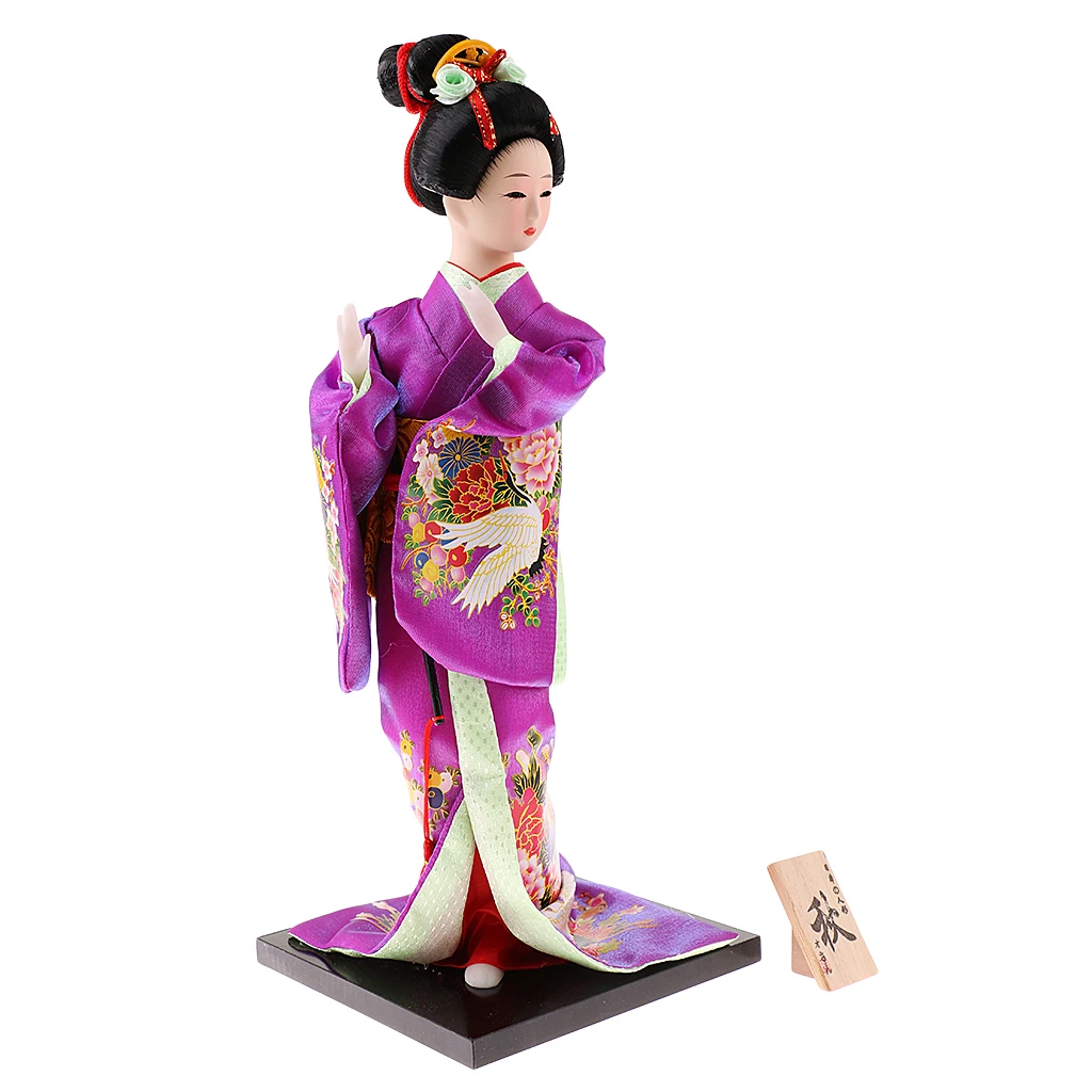 

New Arrivals Japanese Geisha Kimono Doll Ornaments Crafts Home Decoration Collectibles Birthday Xmas Gift for Kids Children